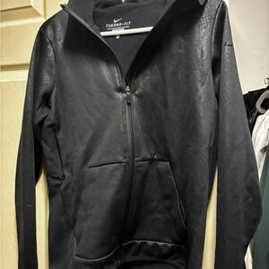 Nike Black Therma-FIT Logo Pullover